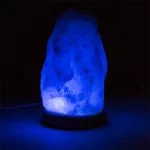 Zoutkristallamp wit ruw USB + LED -- 1900 g; 16 cm - Afbeelding 4