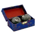 Meridiaankogels Yin Yang Tai Chi grijs -- 4 cm - Afbeelding 2