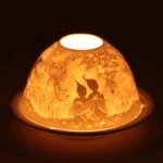 Sfeerlicht Porselein Elfjes  -- 300g;11.5x7.8cm - Afbeelding 3