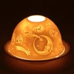 Sfeerlicht Porselein Dierenriem -- 300 g; 11.5 x 7.8 cm - Afbeelding 2