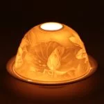 Sfeerlicht Porselein Lotusbloem -- 300 g; 13x13 cm - Afbeelding 2