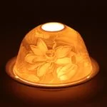 Sfeerlicht Porselein Lotusbloem -- 300 g; 13x13 cm - Afbeelding 3