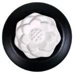 Lotus geursteen zwart - 7,5 cm - Afbeelding 2