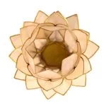 Lotus sfeerlicht naturel groot -- 15x15 cm - Afbeelding 2