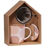 Theemok set Mandala roze -- 400 ml - Afbeelding 4