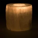 Sfeerlicht seleniet Divine Cylinder -- 900 g; 8x8 cm - Afbeelding 2