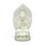 Quan Yin beeldje wit -- 12 cm