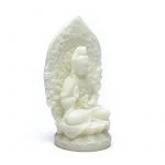 Quan Yin beeldje wit -- 12 cm - Afbeelding 2