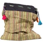 Vintage tasje gemengde kleuren -- 18x22 cm - Afbeelding 2