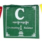 Tibetaans Vlaggetjeskoord Peace -- 13x12.5 cm - Afbeelding 5