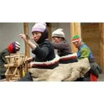 Sjaal met jak wol -- 475g; 240x105 cm - Afbeelding 4