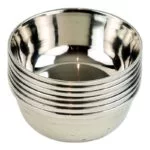 Offerschaaltjes rvs -- 8.75 cm - Afbeelding 2