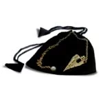 Pendel messing verguld -- 18 g; 2.5 cm - Afbeelding 2