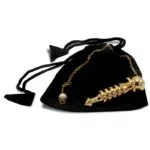 Pendel messing verguld -- 24 g; 5 cm - Afbeelding 2