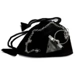 Pendel bergkristal kegelvorm met maansteen -- 3.2 cm - Afbeelding 2