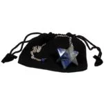Lapis Lazuli Merkaba pendel achtpuntig -- 3 cm - Afbeelding 2