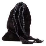 Wicca Symbolenstenen agaath zwart SET van 6 -- 3.3x2.3 cm - Afbeelding 2