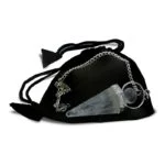 Pendel Godin bergkristal punt & bolvorm -- 5 cm - Afbeelding 2