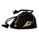 Pendel messing verguld -- 18 g; 3 cm - Afbeelding 2