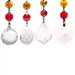 Set 4 Feng Shui chakrakristallen -- 20 cm - Afbeelding 2