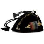 Pendel met ringen chakrakleuren groot -- 16 g; 4x1.8 cm - Afbeelding 2