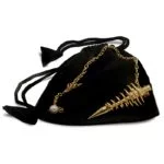 Pendel messing verguld -- 12 g; 4 cm - Afbeelding 2