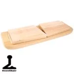 Meditatiebankje Amerikaanse eik inklapbaar -- 2040 g; 48x17 - Afbeelding 3