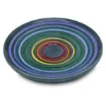 Wierookbrander zwart zeepsteen Regenboog -- 10 cm - Afbeelding 2