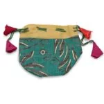 Pendeltasje katoen assorti -- 8x6 cm - Afbeelding 2