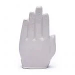 Boeddha in hand wit -- 14x23 cm - Afbeelding 4