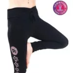 Yoga legging 'Asana' katoen zwart M - Afbeelding 2