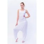Yogabroek comfort flow wit S-M - Afbeelding 3
