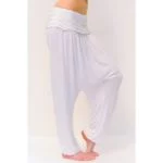 Yogabroek comfort flow wit M-L - Afbeelding 5