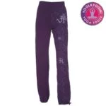 Yogabroek Maori biologisch katoen aubergine M-L - Afbeelding 4