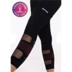 Yogabroek lotus capri rok naadloos zwart M-L - Afbeelding 5