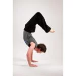 Yogabroek man zwart S-M - Afbeelding 3