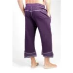 Yogabroek biologisch katoen & hennep man paars M-L - Afbeelding 2