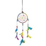 Dromenvanger hennep regenboog S -- 11x25 cm - Afbeelding 3