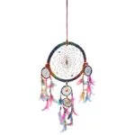 Dromenvanger hennep regenboog L -- 20x50 cm - Afbeelding 3