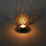 Sfeerlicht Bloem des Levens -- 70 g; 11x10x7 cm - Afbeelding 2