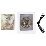 Orgoniet hanger bloem des levens amethist/bergkristal -- 4cm - Afbeelding 2