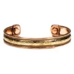 Armbanden magnetisch koper set van 2 stuks - Afbeelding 2