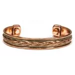 Armbanden magnetisch koper set van 2 stuks - Afbeelding 2