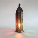 Sfeerlicht oosterse lantaarn 7 chakra's -- 8.5x30 cm - Afbeelding 2