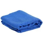 Yoga handdoek PVC antislip blauw -- 500 g; 183x65 cm - Afbeelding 2