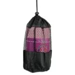 Yoga handdoek siliconen antislip roze -- 500 g; 183x65 cm - Afbeelding 3