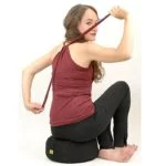 Yoga top 'Yantra' bordeaux S - Afbeelding 2