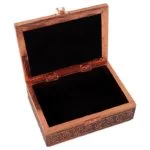 Tarot of sieradendoos lotus koperkleur -- 18x13x6 cm - Afbeelding 2