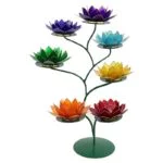 Chakra Lotus display groen -- 49x32 cm - Afbeelding 2
