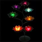 Chakra Lotus display groen -- 49x32 cm - Afbeelding 4